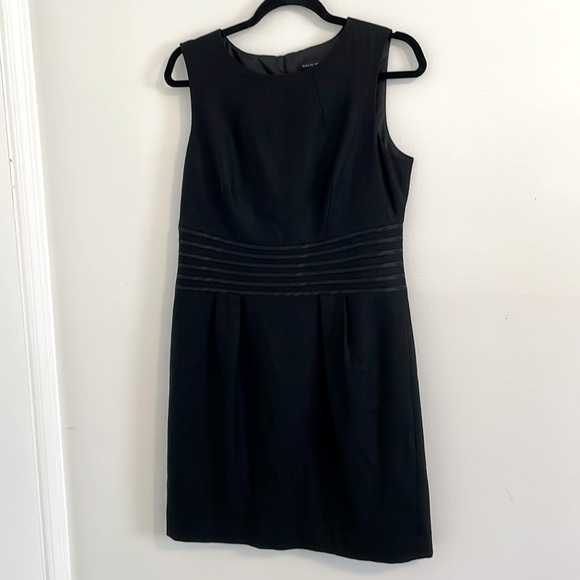 Banana Republic Wool Blend Mini Black Cocktail Dress - Picture 1 of 7